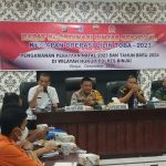 Pelaksanaan acara kegiatan Rapat Koordinasi Lintas Sektoral Kesiapan Operasi Lilin Toba 2023 dan Persiapan Pengamanan Tahun Baru 2024.