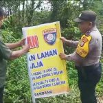 Polsek Gunung Meriah Gencar Himbau Masyarakat Cegah Karhutla
