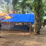 Brimob Polda Sumut dan Satgas Gakkum Lakukan Razia di Tempat Penyalahgunaan Narkoba dan Judi di Kutalimbaru
