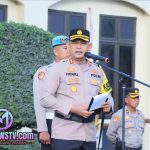 Polres Lhokseumawe Gelar Apel Keberangkatan Personel PAM TPS Pemilu 2024