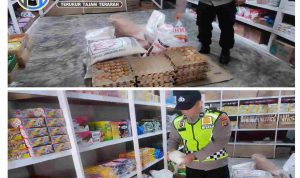 Antisipasi Penimbunan Sembako, Personel Polsek Kuta Makmur Rutin Patroli di Keude Blang Ara 