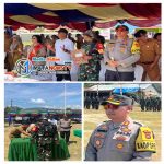 Kapolres Tanah Karo Hadiri Upacara Pembukaan TMMD ke 119 TA 2024