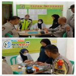 Petugas Medis Polres Tebing Tinggi Periksa Kesehatan Personel dan Panitia Pemilu