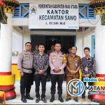 Kapolres Nias Memastikan Keamanan dalam Rapat Pleno Terbuka di Beberapa PPK