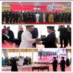 Pelantikan H.M. Faisal Hasrimy sebagai Pj Bupati Langkat oleh Pj Gubernur Sumut Hassanudin