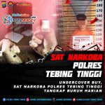 Undercover buy, Sat Narkoba Polres Tebing Tinggi Tangkap Buruh Harian
