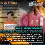 Hendak Edarkan Sabu, TR Ditangkap Sat Narkoba Polres Tebing Tinggi