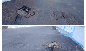 Baru Diresmikan Bupati, Jembatan Paluh Manan Terkelupas