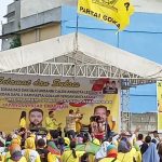 Caleg Dapil II Partai Golkar Ini Ajak Warga Senam Sehat