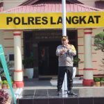 Persiapan Puncak Pemilu 2024: Kapolres Langkat Pimpin Simulasi Pengamanan TPS
