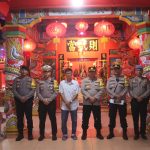 Kunjungan Kapolres Langkat Dalam Rangka Pengamanan Imlek 2024 di Vihara Avalokitesvara.
