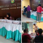 Ketua PPS Kelurahan Tanah Enam Ratus Gelar Penyaluran Dokumen Pemilu 2024