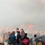 Diduga Api Berasal Dari Konsleting Listrik Puluhan Rumah Terbuat Dari Kayu Rata Hangus Terbakar