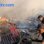 Kebakaran di Bagandeli, Medan Belawan: Kompor Gas Meledak, 12 Rumah Nelayan Ludes Terbakar