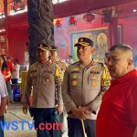 Kapolres Pelabuhan Belawan Pantau Perayaan Imlek di Vihara dan Klenteng