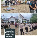 Kasubsektor Nisam Antara Pimpin Apel Gabungan untuk Pengamanan TPS Pemilu 2024 di Lhokseumawe