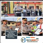 Penghargaan Kapolres Pelabuhan Belawan untuk Personil Berprestasi
