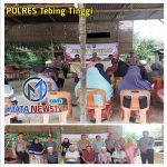 Kasat Binmas Polres Tebing Tinggi Terima Aspirasi Masyarakat dalam Jumat Curhat di Penggalian