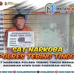 Sat Narkoba Polres Tebing Tinggi Berhasil Amankan Tersangka Narkotika di Parkiran Hotel