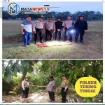 Polres Tebing Tinggi Amankan Lokasi Penemuan Granat