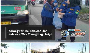 Karang Taruna Belawan Dan Relawan Wak Young Bagi Takjil