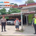 Personil Polres Nias Lakukan Patroli di Tempat Penitipan Mobil di Daerah Binaka Gunungsitoli