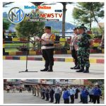 Polres Nias Gelar Apel Pasukan Pengamanan Malam Taqbiran dan Sholat Idul Fitri 1445 H