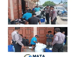 Sat Binmas Polres Tebing Tinggi Himbau Karyawan JNT untuk Utamakan Keselamatan Kerja