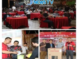 Semangat dan Sorak-sorai: Masyarakat Nias Selatan Dukung Piala Asia U-23 saat Nobar Bersama Polres
