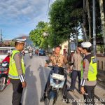 Satlantas Polres Toba Rutin Laksanakan Pengaturan Jalan