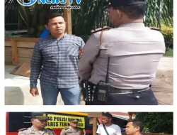 Cek Pos Satkamling, Kasat Binmas Polres Tebing Tinggi Berikan Arahan.