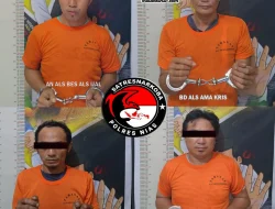 Operasi Antik TOBA 2024 Berhasil Menangkap 4 Pengedar Narkoba di Polres Nias
