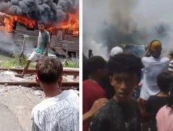 Empat Unit Rumah Warga Musnah Terbakar, Penyebabnya Masih Dalam Penyelidikan