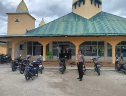 Polsek Teluk Dalam Tingkatkan Keamanan saat Sholat Jumat