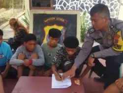 Remaja Pencuri Sawit Selesaikan Masalah dengan Mediasi di Polsek Bandar Khalifah