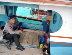 Satpolairud Polres Nias Selatan Rutin Gelar Sambang Nelayan, Sampaikan Pesan Kamtibmas