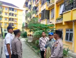 Kasat Binmas Polres Tebing Tinggi Sambangi Rusunawa, Ajak Warga Jaga Kamtibmas