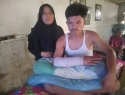 Keganasan Sekelompok Pemuda di Jalan Medan Labuhan, Tangan Pemuda Hampir Putus Ditebas