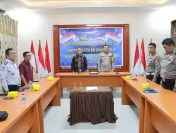 Polres Nias Selatan Ikuti Zoom Meeting Penandatanganan Surat Keputusan Forum Lalu Lintas dan Angkutan Jalan