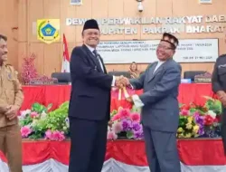 Wakil Bupati Pakpak Bharat Hadiri Sidang Paripurna Penyampaian Hasil Reses DPRD