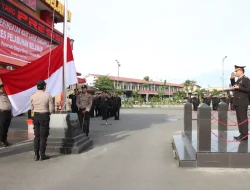 Polres Pelabuhan Belawan Gelar Upacara Peringatan Hari Lahir Pancasila: Pancasila Jiwa Pemersatu Bangsa Menuju Indonesia Emas 2045