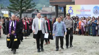 Peresmian Gedung Baru Gereja Kristen Protestan Pakpak Dairi, Resort Salak di Kota Salak