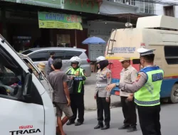 Polres Tanah Karo Gelar Razia Gabungan Pajak Kendaraan Bermotor, Tertibkan Surat dan Tingkatkan Kesadaran Masyarakat