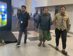 Kedatangan Eks Napiter Denni Chandra Lubis di Bandara Kualanamu Usai Menjalani Hukuman di Lapas Brebes