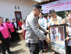 Bhayangkari Bedah Rumah dan Gereja di Nias Utara dalam Rangkaian HKGB ke-72