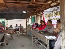 Polres Tebing Tinggi Tampung Keluhan Masyarakat dalam Kegiatan Jumat Curhat di Penggalangan