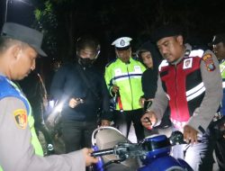 Jaga Situasi Kamtibmas, Polres Tebing Tinggi Amankan 27 Sepeda Motor Saat Patroli Malam Hari
