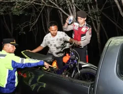 Polres Tebing Tinggi Gelar Patroli Pemberantasan Geng Motor untuk Antisipasi Kriminalitas