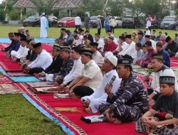 Sholat Idul Adha di Lapangan Indrasakti Batu Bara Berjalan Lancar dan Kondusif