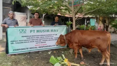 PT Musim Mas Tebar Hewan Kurban di Idul Adha 1445 H, Perkuat Silaturahmi dan Bantu Masyarakat